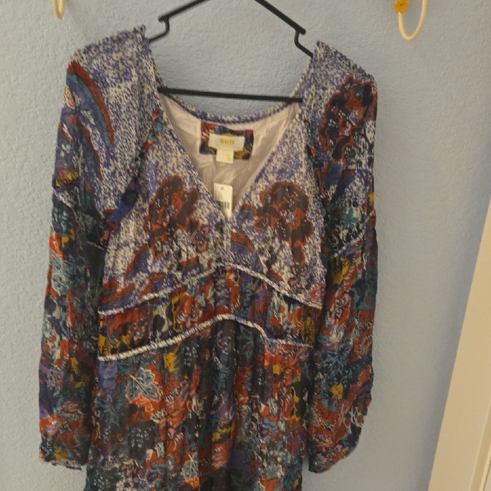 Anthropologie Colorful Maxi Dress